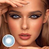 Rosemary Blue Coloured Contact Lenses - BEAUEYE (UK)